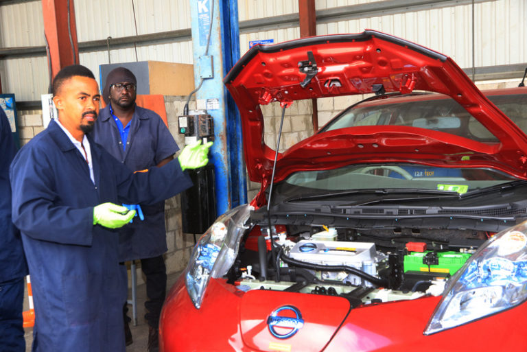 Electric Vehicle Maintenance Personnel Graduate….