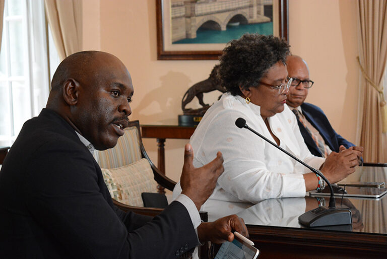 Barbados Prime Ministers Address And Questions From The Media